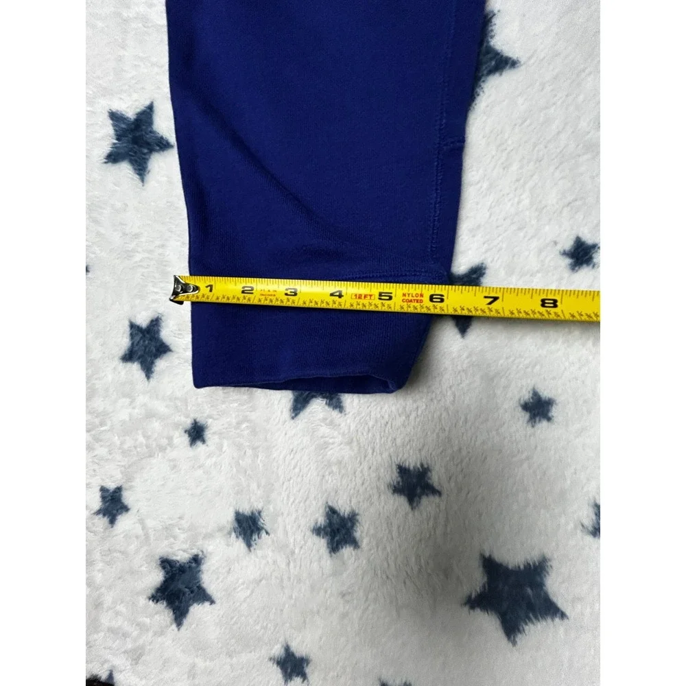 Jordan Sweatpants Mens Medium Blue Fleece Jogger Drawstring Athletic Pants